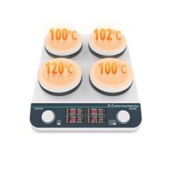 Agitador magnético de 4 posiciones con calefacción independiente. Mod. BST 2022. Marca BIOSMARTEST